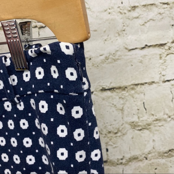 J Crew Winnie Pant In Stretch Cotton Floral Flat Front Side Zip Pants - Picture 3 of 6